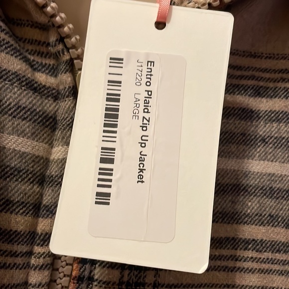 NWT - Entro Plaid Zip Up Jacket - Women’s Large - Picture 2 of 14